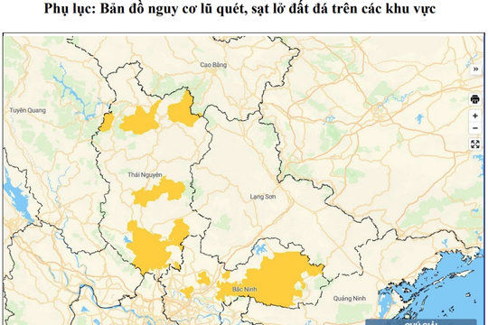 Cảnh báo lũ quét, sạt lở đất tại nhiều khu vực ở Lai Châu
