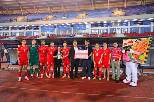 Hảo Hảo thưởng nóng 500 triệu đồng cho Đội tuyển Việt Nam khi giành quyền vào chung kết Hyundai ASEAN Cup 2026