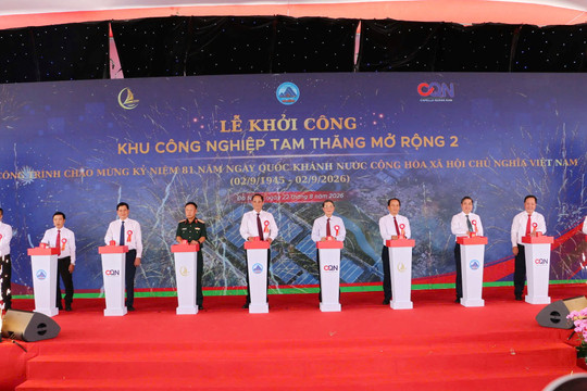 Đà Nẵng: Khởi công Khu công nghiệp Tam Thăng mở rộng 2 hơn 550 tỷ đồng