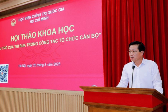 Thi đua thực chất để xây dựng đội ngũ cán bộ chất lượng