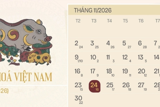 Đề xuất người lao động nghỉ 4 ngày liên tiếp dịp Ngày Văn hóa Việt Nam (24/11)