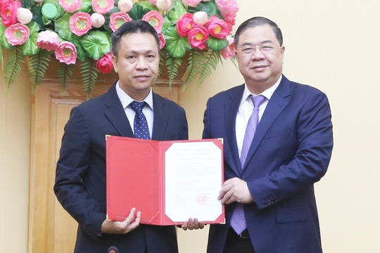 Ông Nguyễn Việt Sơn được bổ nhiệm làm Thứ trưởng Bộ Công Thương