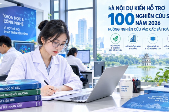 Hà Nội sẽ hỗ trợ kinh phí đào tạo 100 tiến sĩ để giải các bài toán lớn của Thủ đô