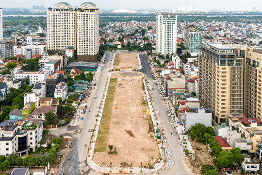 Tuyến đường rộng hơn 90m bên Hồ Tây dần lộ diện, kết nối Nhà hát Ngọc Trai