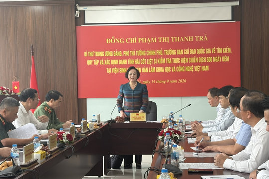 Phó Thủ tướng Phạm Thị Thanh Trà kiểm tra việc triển khai Chiến dịch 500 ngày đêm