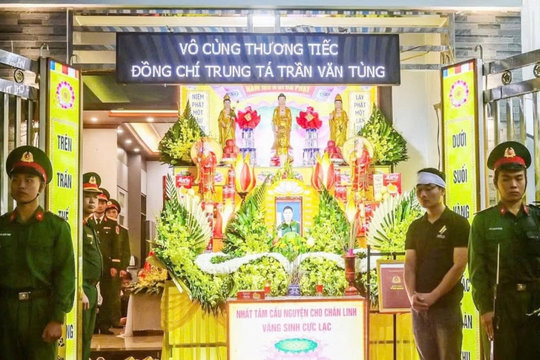 Sẽ truy thăng quân hàm vượt cấp lên Trung tá đối với Thiếu tá Trần Văn Tùng