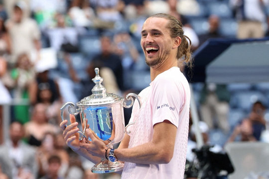Zverev vô địch giải quần vợt US Open, thành công nhất các giải Grand Slam 2026