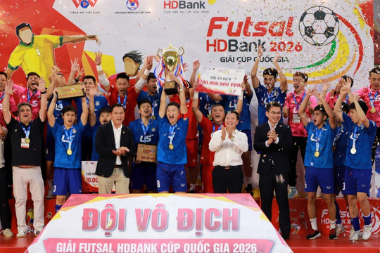 Thái Sơn Bắc lần thứ 3 liên tiếp vô địch Futsal HDBank Cúp Quốc gia