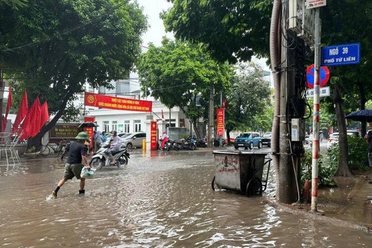 Thời tiết ngày 16/9: Bắc Bộ, Thanh Hóa đến Huế mưa lớn, Hà Nội mưa rất to