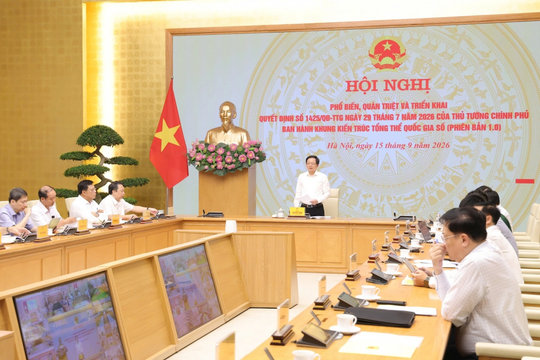 Phó Thủ tướng Hồ Quốc Dũng: Triển khai thực chất, đồng bộ Khung kiến trúc số