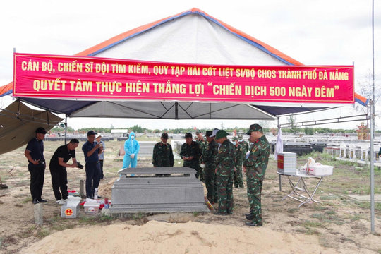 Đà Nẵng hoàn thành lấy mẫu AND gần 26.000 mộ liệt sĩ
