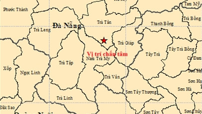 Liên tiếp xảy ra 4 trận động đất tại Quảng Ngãi và Đà Nẵng