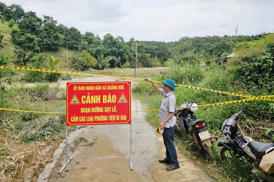 Mưa lũ, sạt lở diễn biến phức tạp, nhiều khu dân cư bị chia cắt tại Lâm Đồng