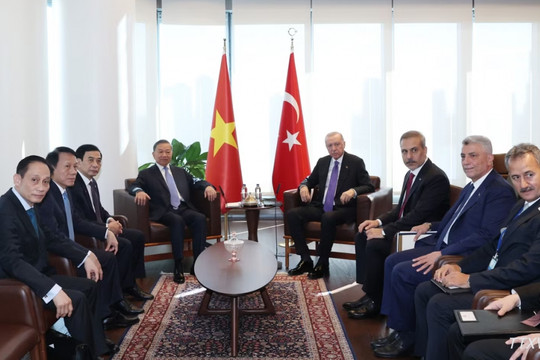 Tổng Bí thư, Chủ tịch nước Tô Lâm gặp Tổng thống Thổ Nhĩ Kỳ Tayyip Erdogan