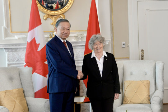 Tổng Bí thư, Chủ tịch nước Tô Lâm hội kiến Toàn quyền Canada Louise Arbour