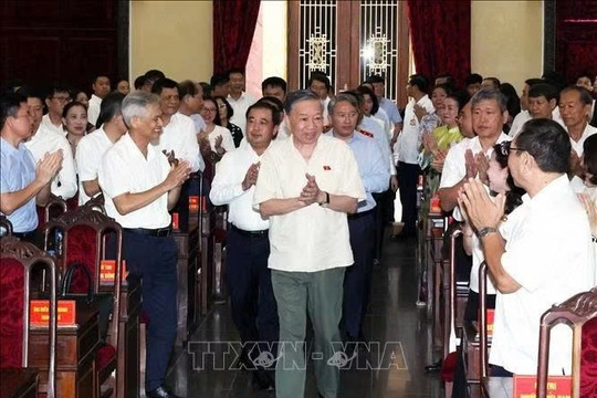 Tổng Bí thư, Chủ tịch nước Tô Lâm tiếp xúc cử tri Hà Nội