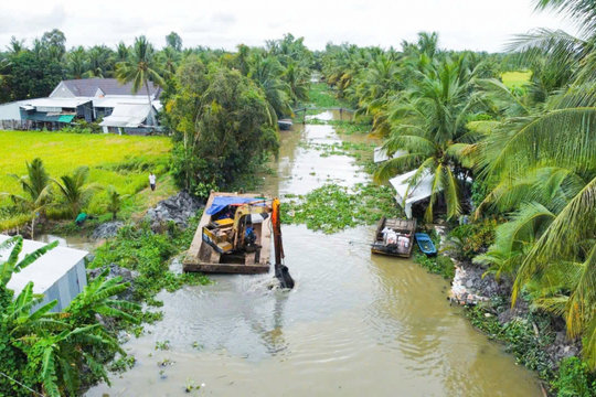 ĐBSCL có 190 ô bao nguy cơ mất an toàn do lũ kết hợp triều cường