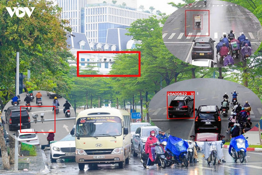 CSGT Hà Nội phạt nguội hơn 4.000 trường hợp vi phạm giao thông qua camera AI