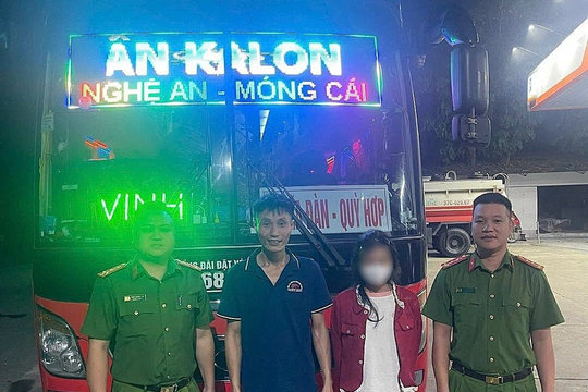 Kịp thời giải cứu bé gái 13 tuổi trở về sau lời mời “việc nhẹ, lương cao”