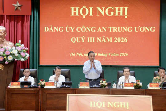 Tổng Bí thư, Chủ tịch nước Tô Lâm dự Hội nghị Đảng ủy Công an Trung ương quý III