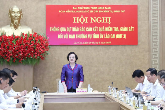 Phó Thủ tướng Phạm Thị Thanh Trà: Kịp thời sàng lọc cán bộ không đáp ứng yêu cầu