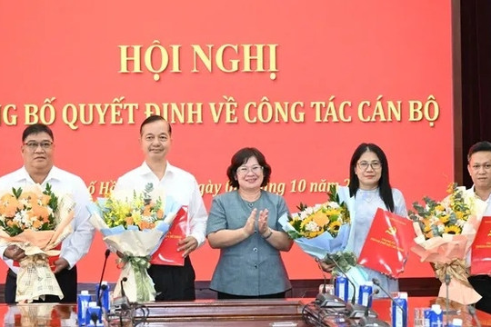 TP.HCM công bố quyết định về công tác cán bộ