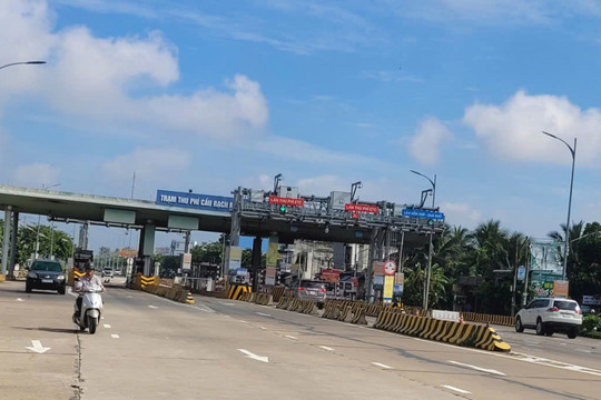 Chưa xác định thời điểm dừng thu phí BOT cầu Rạch Miễu