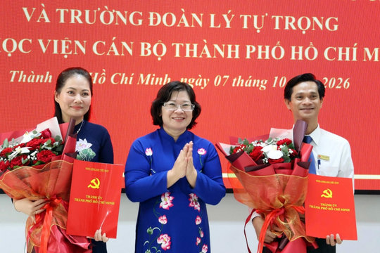 Bà Nguyễn Thị Nhật Hằng làm Giám đốc Học viện Cán bộ TP.HCM