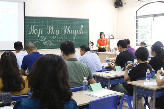 Bỏ bắt buộc họp phụ huynh 3 lần/năm, có thể họp trực tuyến