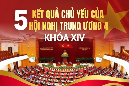 5 kết quả chủ yếu của Hội nghị Trung ương 4 khóa XIV