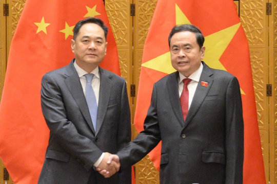 Chủ tịch Quốc hội Trần Thanh Mẫn tiếp các nhân sĩ hữu nghị Trung Quốc