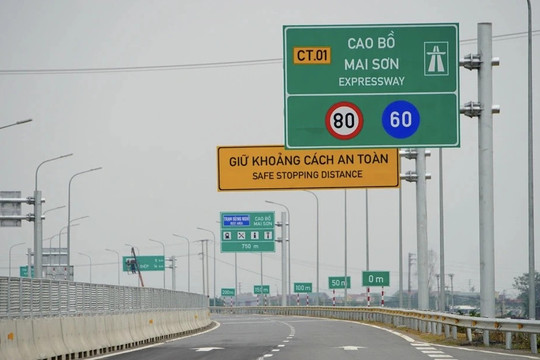 Cao tốc thí điểm thông báo, hướng dẫn xử phạt vi phạm tốc độ và khoảng cách