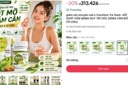 Bộ Y tế yêu cầu TikTok gỡ quảng cáo viên giảm cân Sausando Slimming capsule