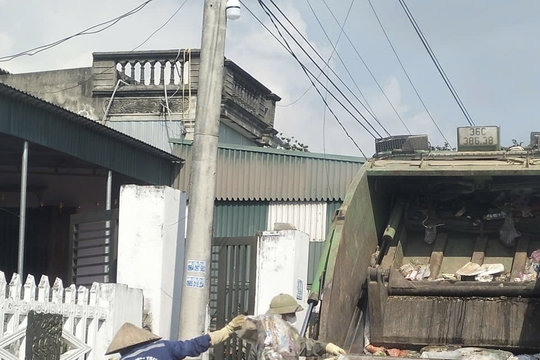 Sau phản ánh của VOV, rác thải ở xã Xuân Du đã được thu gom, xử lý