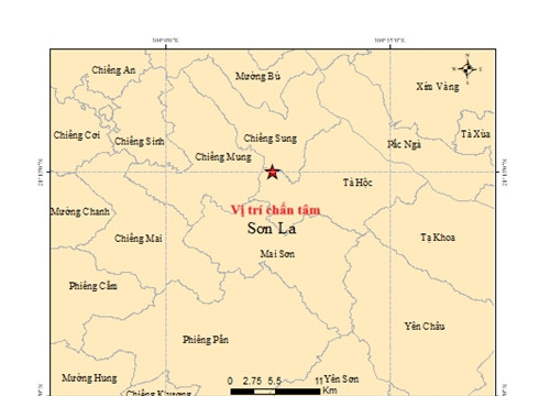 Sơn La động đất 4,2 độ richter, người dân cảm nhận rõ rung lắc