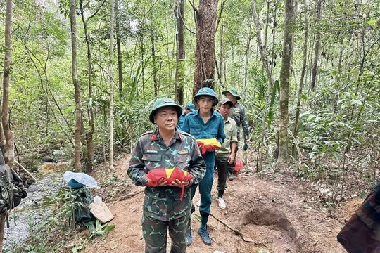 Đắk Lắk quy tập hài cốt 2 liệt sĩ tại căn cứ H9 trên núi Chư Yang Sin