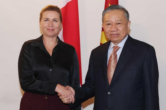 Tổng Bí thư, Chủ tịch nước Tô Lâm hội đàm với Thủ tướng Đan Mạch Mette Frederiksen
