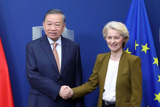 Tổng Bí thư, Chủ tịch nước Tô Lâm đề xuất EU mở rộng hợp tác công nghệ, năng lượng