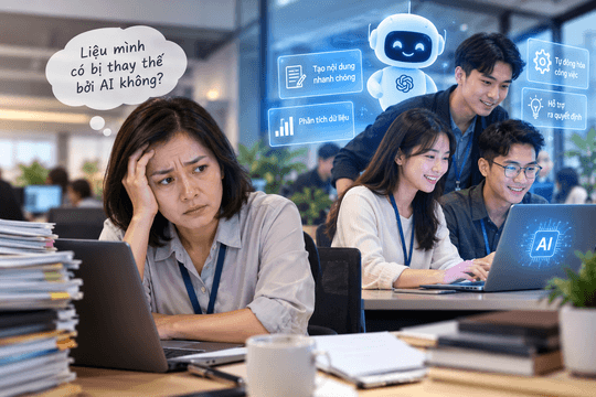 U40 trước làn sóng AI: Dày dạn kinh nghiệm vẫn nơm nớp lo mất việc