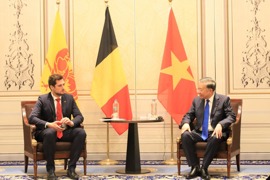 Tổng Bí thư, Chủ tịch nước Tô Lâm tiếp Bộ trưởng - Thủ hiến vùng Wallonie