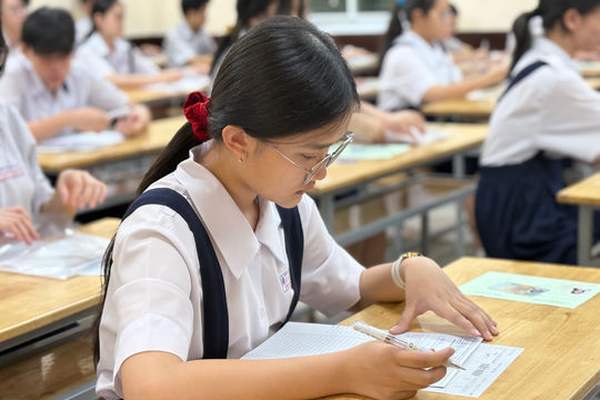 Học sinh cuối cấp kiểm tra bằng đề chung, giáo viên nói gì?