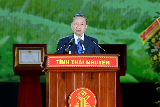 Tổng Bí thư, Chủ tịch nước Tô Lâm dự kỷ niệm 195 năm thành lập tỉnh Thái Nguyên